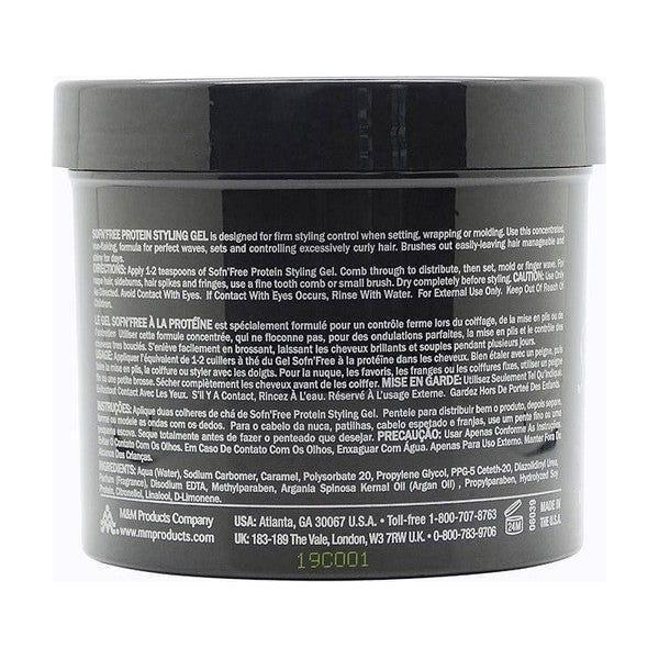 Sofn'free Non-Flaking Protein Styling Gel Black 946ml - Image 4