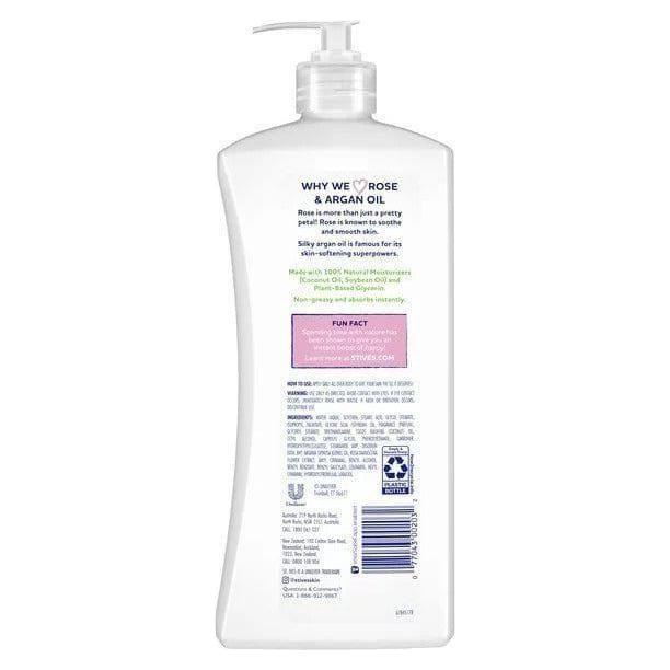 St.Ives Rose and Argan Oil Smoothing Body Lotion 621ml - Image 2