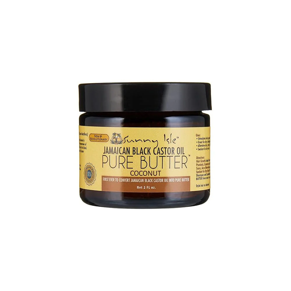 Sunny Isle Jamaican Black Castor Oil Pure Butter with Coconut 2oz