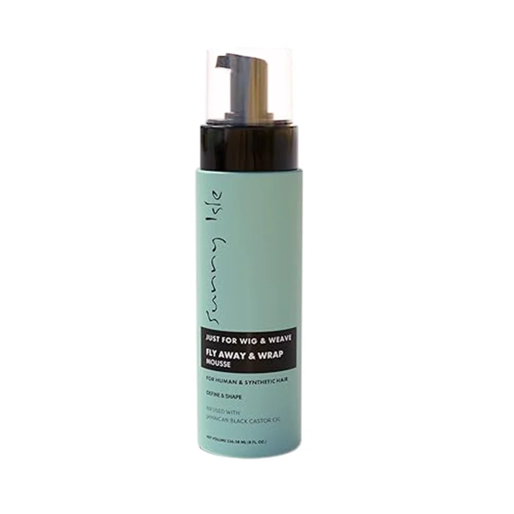 Sunny Isle Just for Wig, Weave, Braid, & Extensions - Fly away & Wrap Mousse 8oz