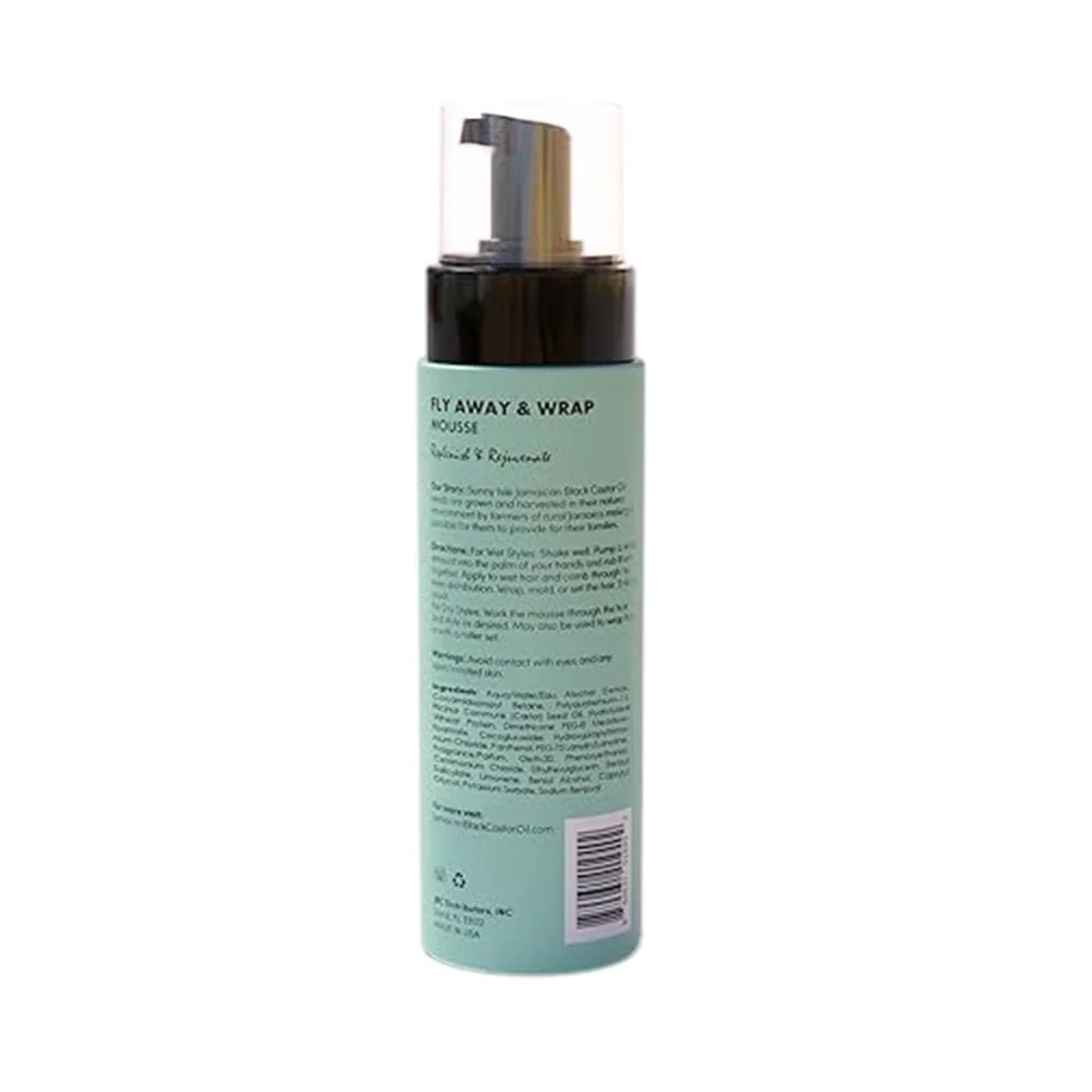 Sunny Isle Just for Wig, Weave, Braid, & Extensions - Fly away & Wrap Mousse 8oz - Image 2