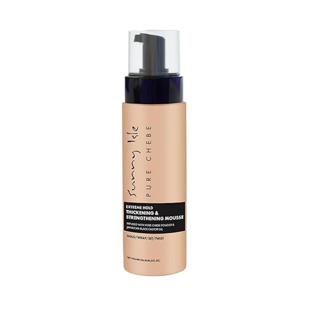 Sunny Isle Pure Chebe Extreme Hold Thickening & Strengthening Mousse 8oz