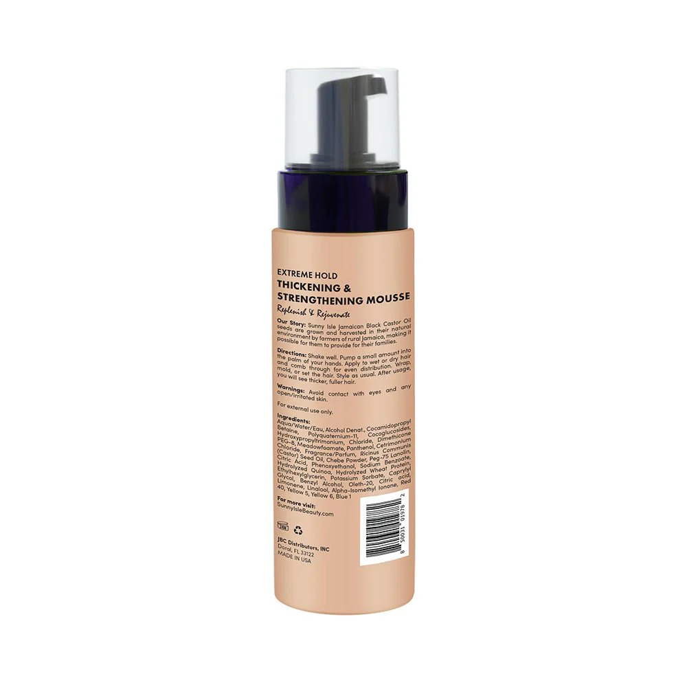 Sunny Isle Pure Chebe Extreme Hold Thickening & Strengthening Mousse 8oz - Image 2