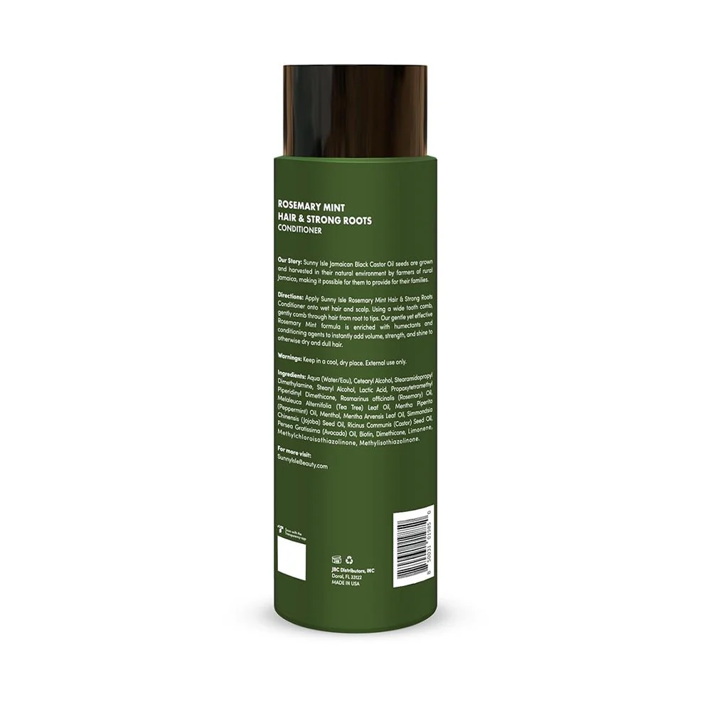 Sunny Isle Rosemary Mint Hair & Strong Roots Conditioner 12oz - Image 2