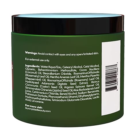 Sunny Isle Rosemary Mint Masque 16 oz - Image 2