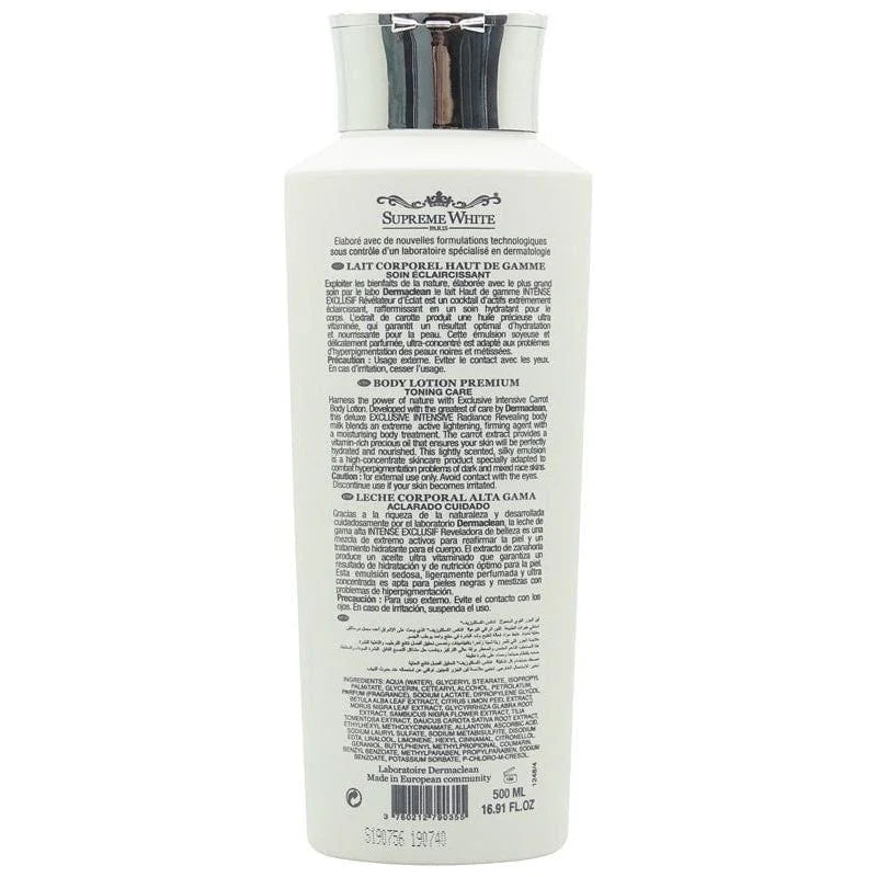 Supreme White Body Lotion Premium 500ml - Image 2