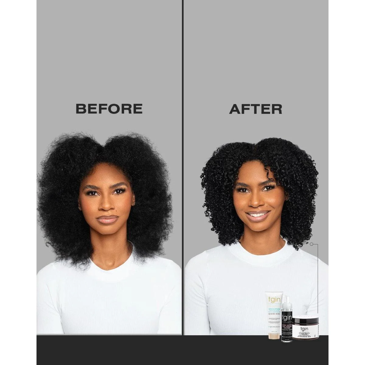 Tgin Water Activated Curl Elongating hair Gel 8oz - Image 3