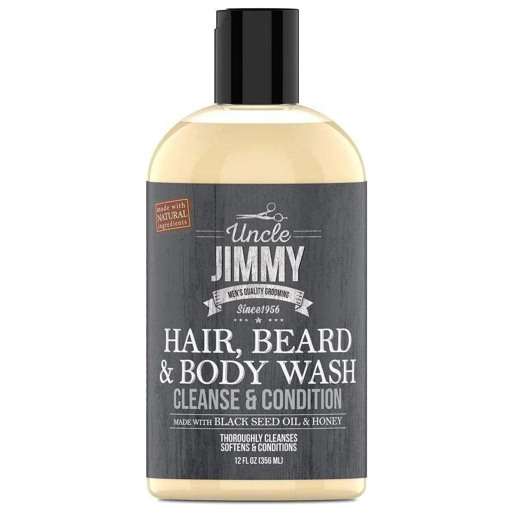 Uncle Jimmy Beard & Body Wash 12oz