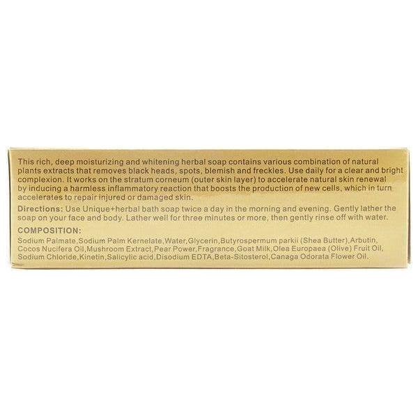Unique+ Moisturizing and Whitening Herbal Soap 200g - Image 3