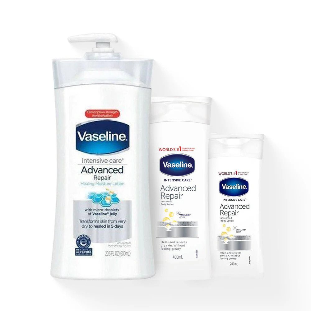 Vaseline Advanced Repair Lotion 200/295/400/600ml