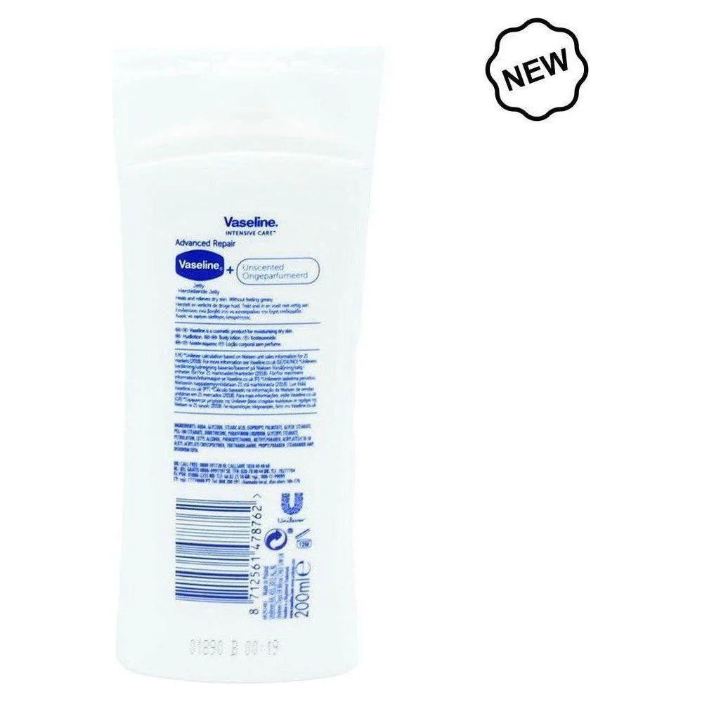Vaseline Advanced Repair Lotion 200/295/400/600ml - Image 3