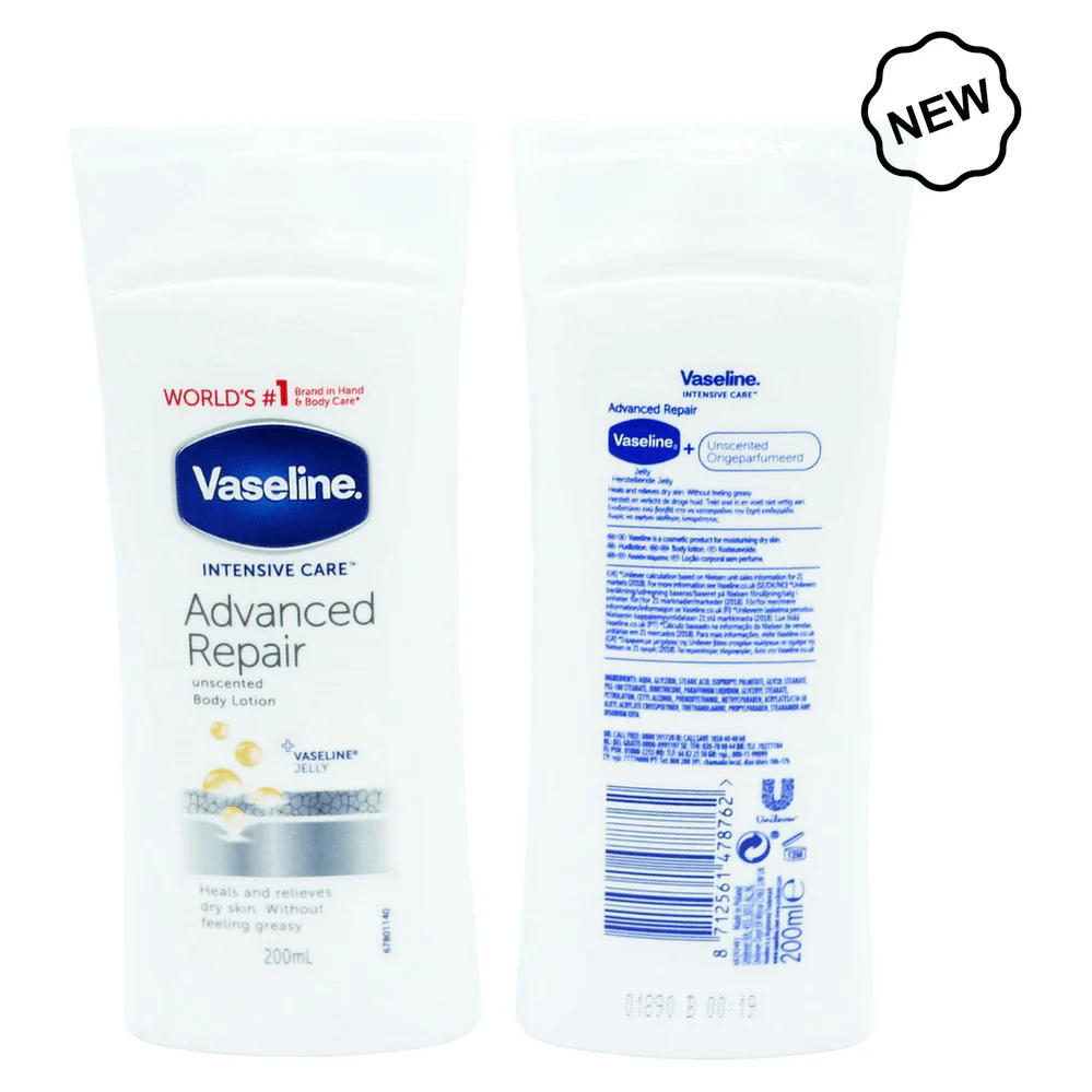Vaseline Advanced Repair Lotion 200/295/400/600ml - Image 4