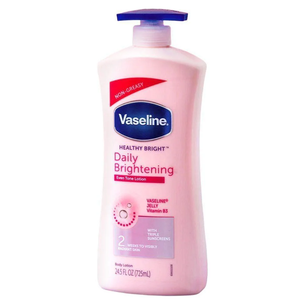 Vaseline Daily Brightening Lotion (600ml/725ml) - Image 3