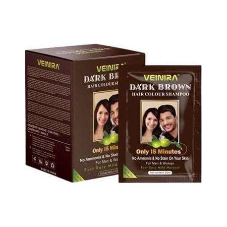 Veinira Hair Color Shampoo 10 Packs of 25ml - Image 4