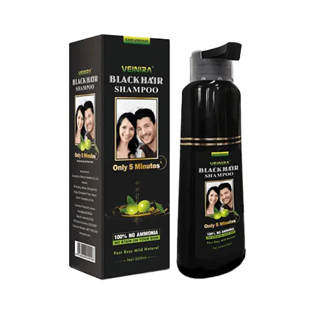 Veinira Hair Colour Shampoo Black/Dark Brown 200ml - Image 2