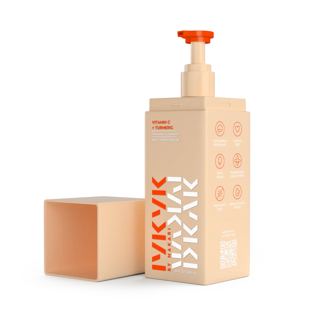 Makari IYKYK Vitamin C + Turmeric Body Toning Cream 400ml