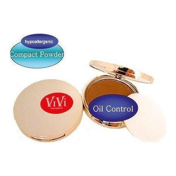 Vivi Oil Control Compact Powder Nougat 8G