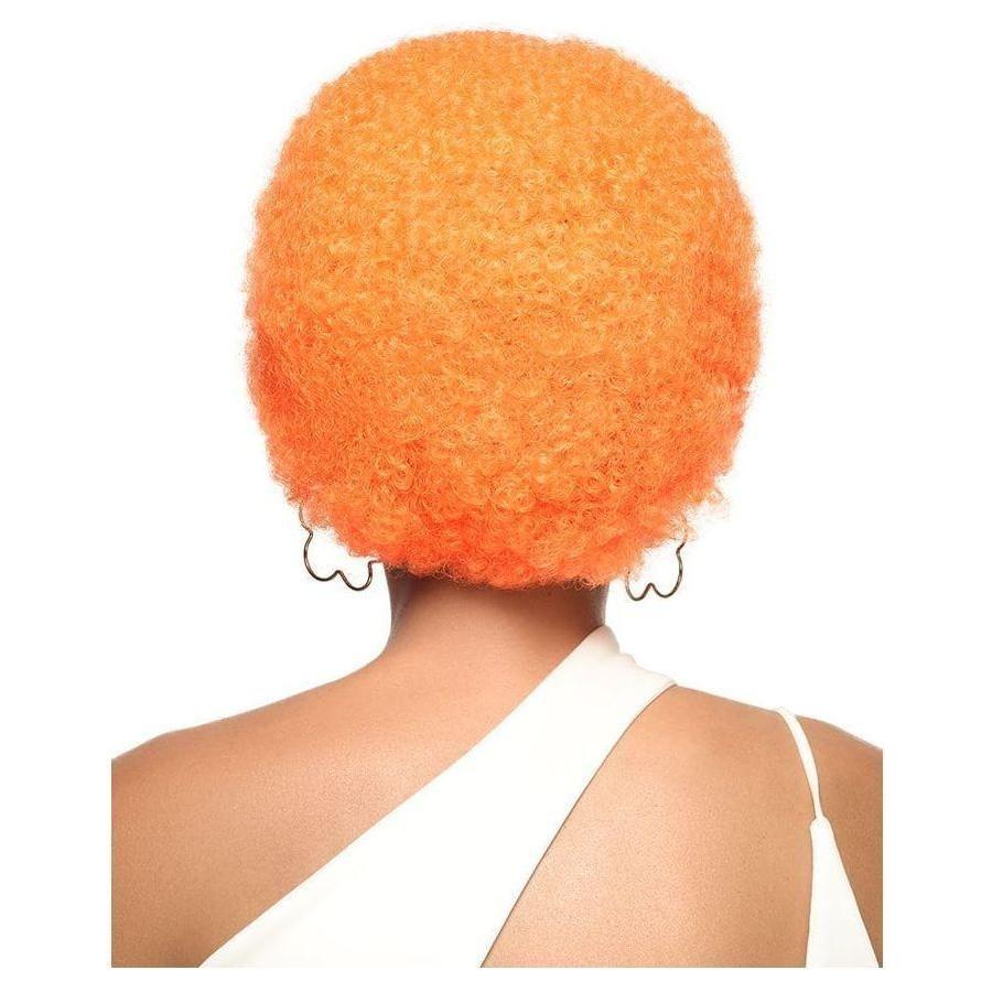 Dream Hair Wig Afro Medium Synthetic Hair, Kunsthaar Perücke, Afroperücke, Color:Orange - Image 3