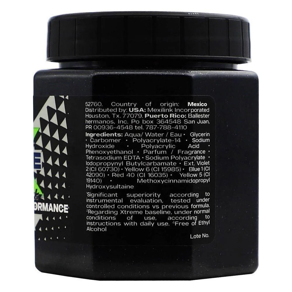 Xtreme Reaction UV Protection Hair Styling Gel Black Performance 8.82oz/250g - Image 2