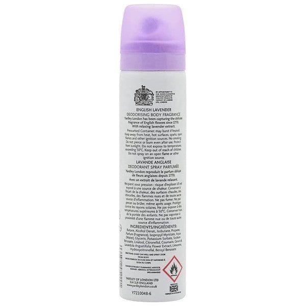 Yardley English Lavender Deodorant Spray Parfume 75ml - Image 2