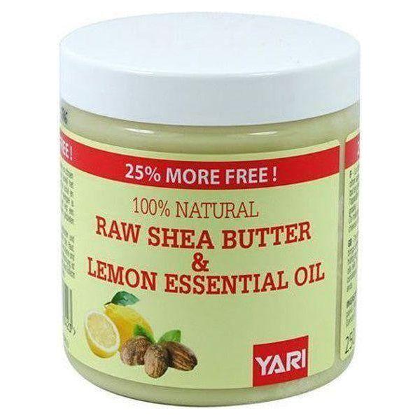 Yari 100% Natural Raw Shea Butter & Lemon Essential Oil 250ml