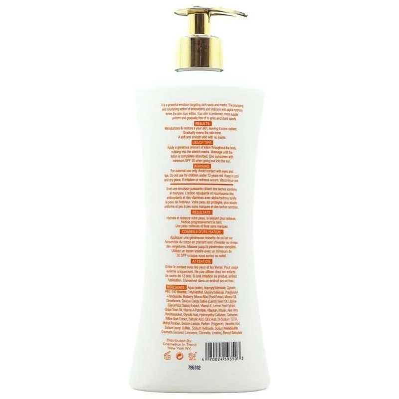 Zeenat Carrot Multiplex Skin Brightening Body Lotion 500Ml - Image 2