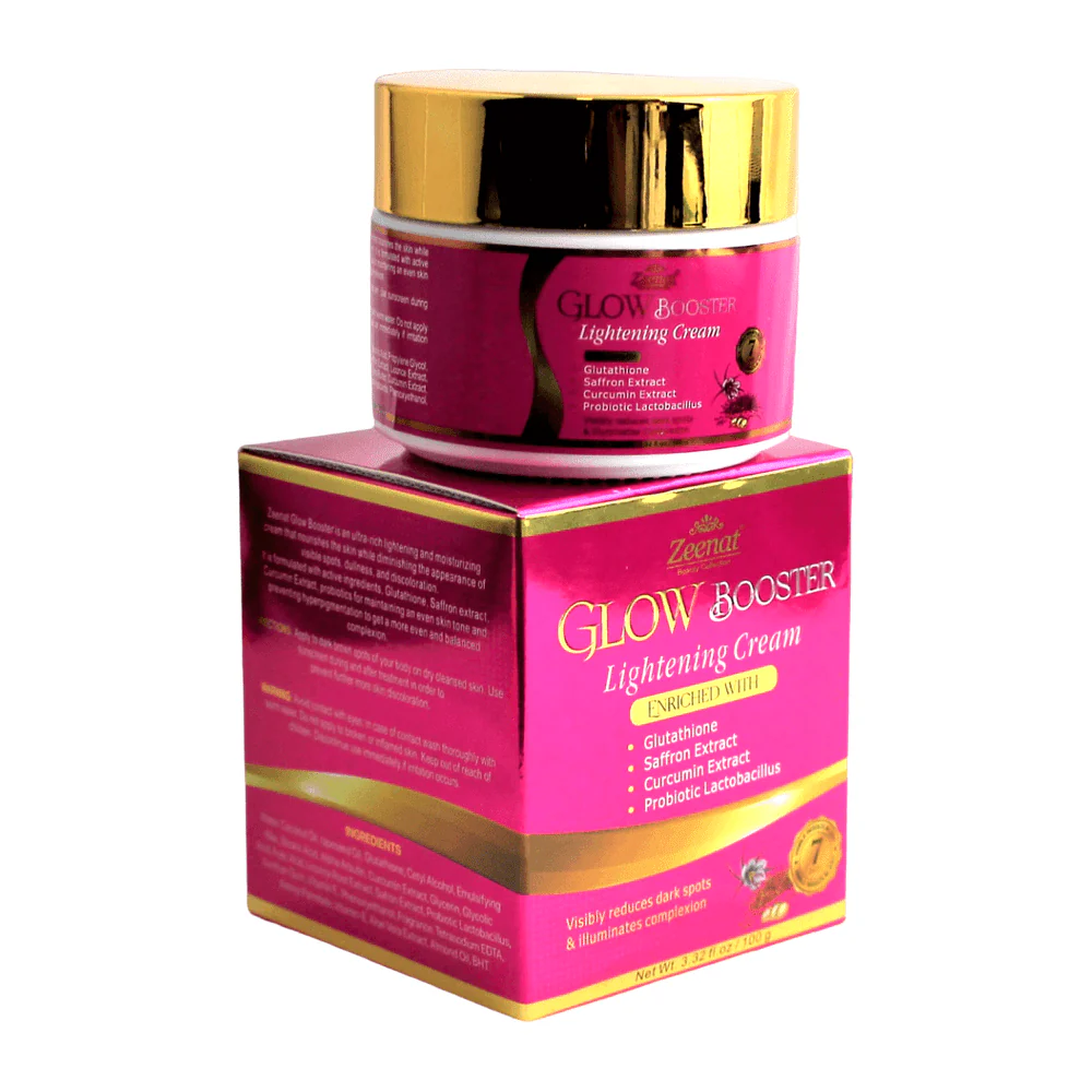 Zeenat Glow Booster Skin Lightening Cream 3.32 Oz / 100 g - Image 2